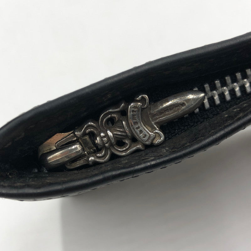 【現状渡し品】【メンズ/レディース】 CHROME HEARTS クロムハーツ ZPRCHNG 3×4 チェンジパースジッパーチェンジパース 3×4 コインケース 財布 小銭入れ 190-251025-ks-12-tei カラー：ブラック 万代Net店