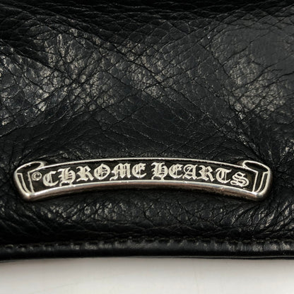 【現状渡し品】【メンズ/レディース】 CHROME HEARTS クロムハーツ ZPRCHNG 3×4 チェンジパースジッパーチェンジパース 3×4 コインケース 財布 小銭入れ 190-251025-ks-12-tei カラー：ブラック 万代Net店