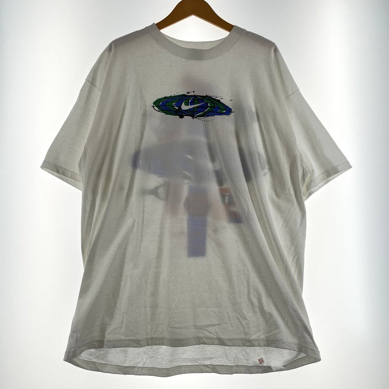 【中古品】【メンズ】 NIKE ナイキ 90's JUST DO IT WORLD TEE 90年代 ジャスト ドゥ イット ワールド Tシャツ 半袖 トップス 148-260720-sa-03-tei サイズ：XL カラー：ホワイト 万代Net店