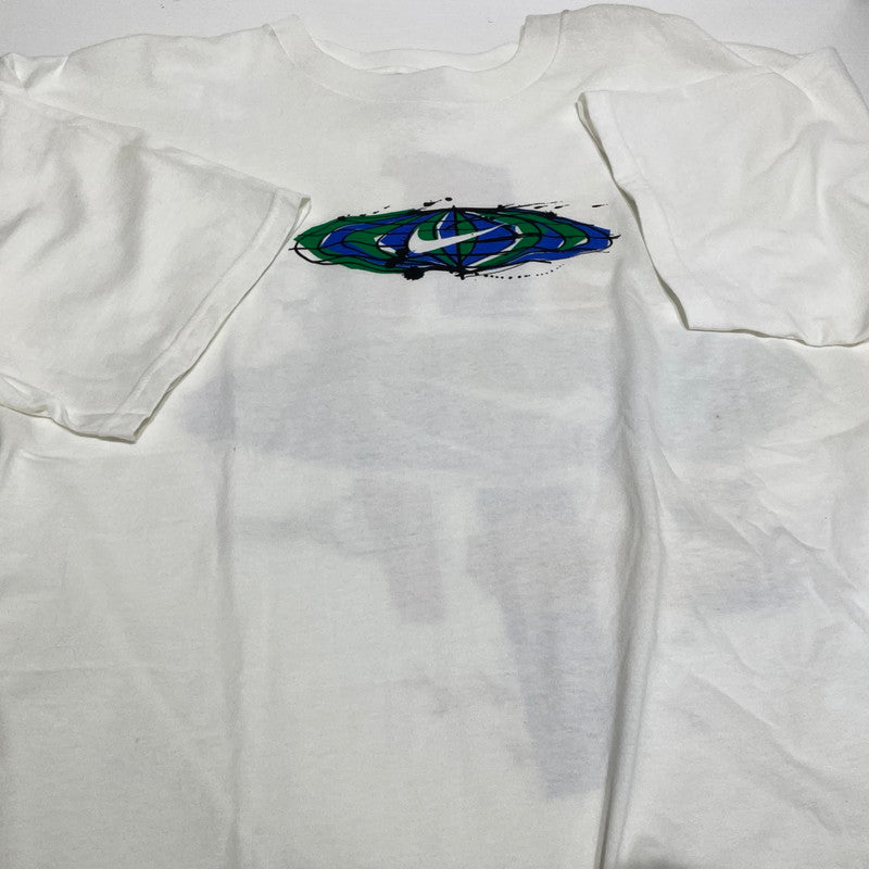 【中古品】【メンズ】 NIKE ナイキ 90's JUST DO IT WORLD TEE 90年代 ジャスト ドゥ イット ワールド Tシャツ 半袖 トップス 148-260720-sa-03-tei サイズ：XL カラー：ホワイト 万代Net店