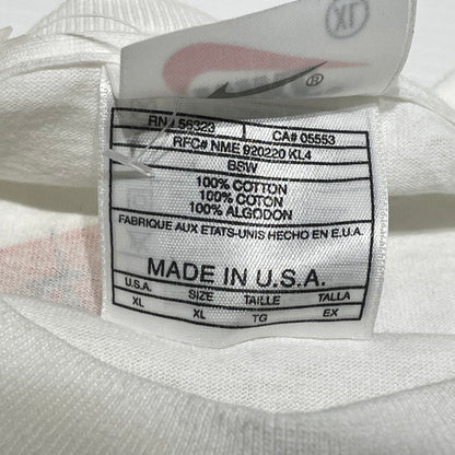 【中古品】【メンズ】 NIKE ナイキ 90's JUST DO IT WORLD TEE 90年代 ジャスト ドゥ イット ワールド Tシャツ 半袖 トップス 148-260720-sa-03-tei サイズ：XL カラー：ホワイト 万代Net店