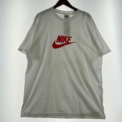 【現状渡し品】【メンズ】 NIKE ナイキ 90's SWOOSH LOGO S/S TEE 90年代 スウッシュ ロゴ ショートスリーブ Tシャツ 半袖 トップス 148-260801-sa-05-tei サイズ：L カラー：ホワイト 万代Net店
