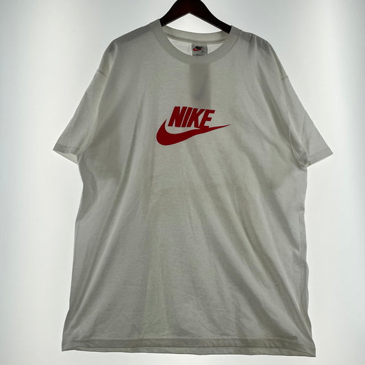 【現状渡し品】【メンズ】 NIKE ナイキ 90's SWOOSH LOGO S/S TEE 90年代 スウッシュ ロゴ ショートスリーブ Tシャツ 半袖 トップス 148-260801-sa-05-tei サイズ：L カラー：ホワイト 万代Net店