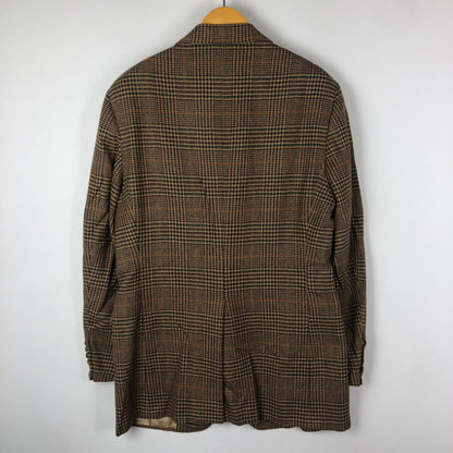 【中古品】【メンズ】 Polo by Ralph Lauren ポロバイラルフローレン 90's CHECK TAILORED JACKET 90年代 チェック テーラードジャケット ライトアウター 145-251022-yo-13-tei サイズ：表記無し カラー：ブラウン 万代Net店