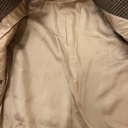 【中古品】【メンズ】 Polo by Ralph Lauren ポロバイラルフローレン 90's CHECK TAILORED JACKET 90年代 チェック テーラードジャケット ライトアウター 145-251022-yo-13-tei サイズ：表記無し カラー：ブラウン 万代Net店