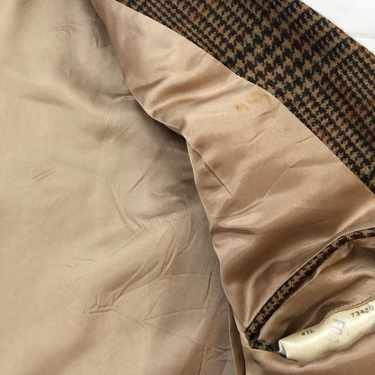 【中古品】【メンズ】 Polo by Ralph Lauren ポロバイラルフローレン 90's CHECK TAILORED JACKET 90年代 チェック テーラードジャケット ライトアウター 145-251022-yo-13-tei サイズ：表記無し カラー：ブラウン 万代Net店