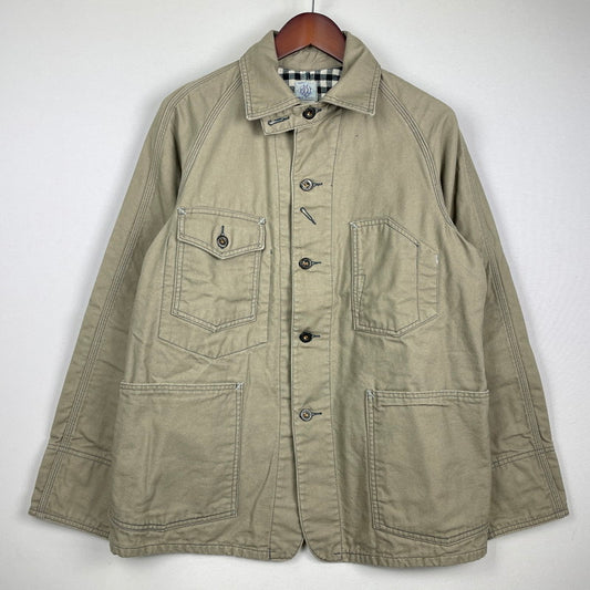 【中古品】【メンズ】 POST OVERALLS ポストオーバーオールズ COTTON ENGINEER JACKET コットン エンジニア ジャケット アウター 145-251018-yo-09-tei サイズ：M カラー：サンドベージュ 万代Net店