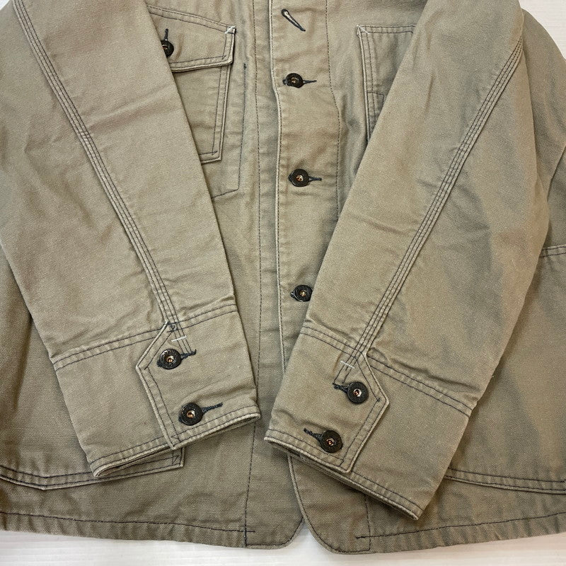 【中古品】【メンズ】 POST OVERALLS ポストオーバーオールズ COTTON ENGINEER JACKET コットン エンジニア ジャケット アウター 145-251018-yo-09-tei サイズ：M カラー：サンドベージュ 万代Net店