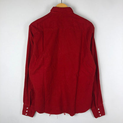 【現状渡し品】【メンズ】 Levi's リーバイス 50~60's SNAPBUTTON WESTERN SHIRT VINTAGE 50～60年代 スナップボタン ウエスタンシャツ 長袖 トップス ヴィンテージ 145-251022-yo-09-tei サイズ：不明 カラー：レッド 万代Net店