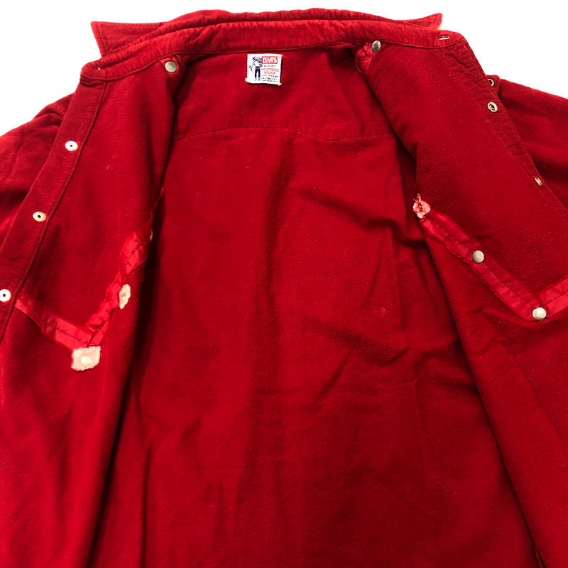 【現状渡し品】【メンズ】 Levi's リーバイス 50~60's SNAPBUTTON WESTERN SHIRT VINTAGE 50～60年代 スナップボタン ウエスタンシャツ 長袖 トップス ヴィンテージ 145-251022-yo-09-tei サイズ：不明 カラー：レッド 万代Net店