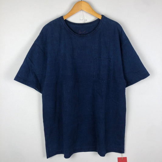 【中古品】【メンズ】 BONCOURA ボンクラ HEAVY WEIGHT POCKET TEE HAND DYE INDIGO ヘビーウェイト ポケット Tシャツ ハンド ダイ インディゴ 半袖 トップス 140-251022-yo-02-tei サイズ：42 カラー：インディゴ 万代Net店