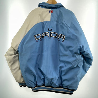 【現状渡し品】【メンズ】 DADA SUPREME 00'S ダダシュプリーム ロゴ刺繍 ダウンジャケット ヴィンテージ 145-260818-nm-95-tei サイズ：XL カラー：ブルー×ホワイト 万代Net店