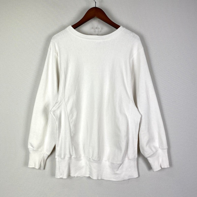 【中古品】【メンズ】 Champion チャンピオン 80's REVERSE WEAVE ROGER WILLIAMS SWEAT VINTAGE 80年代 リバースウィーブ ロジャーウィリアムズ スウェット 長袖 トップス トレーナー トリコタグ ヴィンテージ 145-251020-yy-08-tei サイズ：M カラー：ホワイト 万代Net店