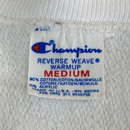 【中古品】【メンズ】 Champion チャンピオン 80's REVERSE WEAVE ROGER WILLIAMS SWEAT VINTAGE 80年代 リバースウィーブ ロジャーウィリアムズ スウェット 長袖 トップス トレーナー トリコタグ ヴィンテージ 145-251020-yy-08-tei サイズ：M カラー：ホワイト 万代Net店