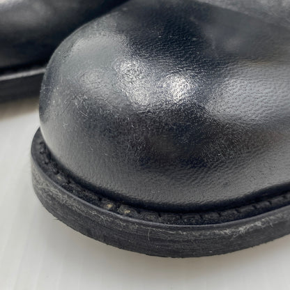 【中古品】【レディース】 JIMMY CHOO ジミーチュウ BIKER LEATHER BOOTS バイカー レザー ブーツ 靴 164-260819-sa-19-teih サイズ：34 カラー：ブラック 万代Net店