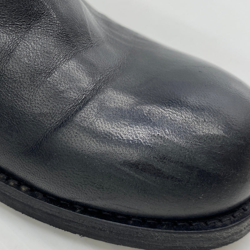 【中古品】【レディース】 JIMMY CHOO ジミーチュウ BIKER LEATHER BOOTS バイカー レザー ブーツ 靴 164-260819-sa-19-teih サイズ：34 カラー：ブラック 万代Net店
