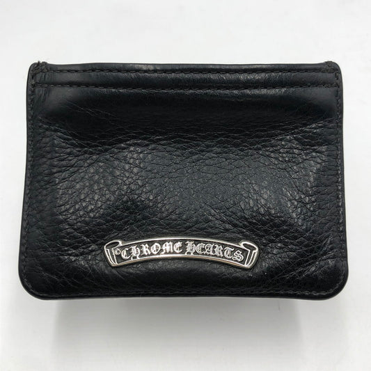 【中古品】【メンズ/レディース】 CHROME HEARTS クロムハーツ ZPRCHNG 3×4 チェンジパースジッパーチェンジパース 3×4 コインケース 財布 小銭入れ 190-251025-ks-13-tei カラー：ブラック 万代Net店