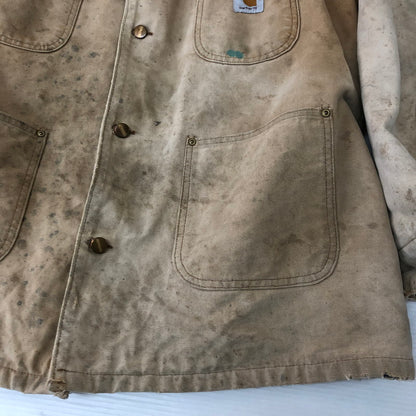【現状渡し品】【メンズ】 80's MICHIGAN CHORE COAT VINTAGE 80年代 ミシガン チョア コート アウター ヴィンテージ 145-251021-ks-12-fuzh カラー：ブラウン 万代Net店