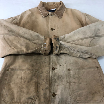 【現状渡し品】【メンズ】 80's MICHIGAN CHORE COAT VINTAGE 80年代 ミシガン チョア コート アウター ヴィンテージ 145-251021-ks-12-fuzh カラー：ブラウン 万代Net店