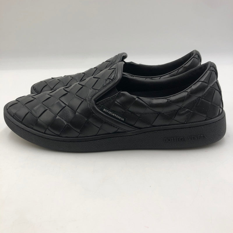 【中古品】【メンズ】 BOTTEGAVENETA ボッテガヴェネタ SAWYER SNEAKERS 775320V3HB0 ソーヤー スニーカー レザー 靴 スリッポン 183-251026-yy-06-fuz サイズ：26cm カラー：ブラック 万代Net店