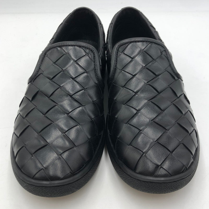 【中古品】【メンズ】 BOTTEGAVENETA ボッテガヴェネタ SAWYER SNEAKERS 775320V3HB0 ソーヤー スニーカー レザー 靴 スリッポン 183-251026-yy-06-fuz サイズ：26cm カラー：ブラック 万代Net店
