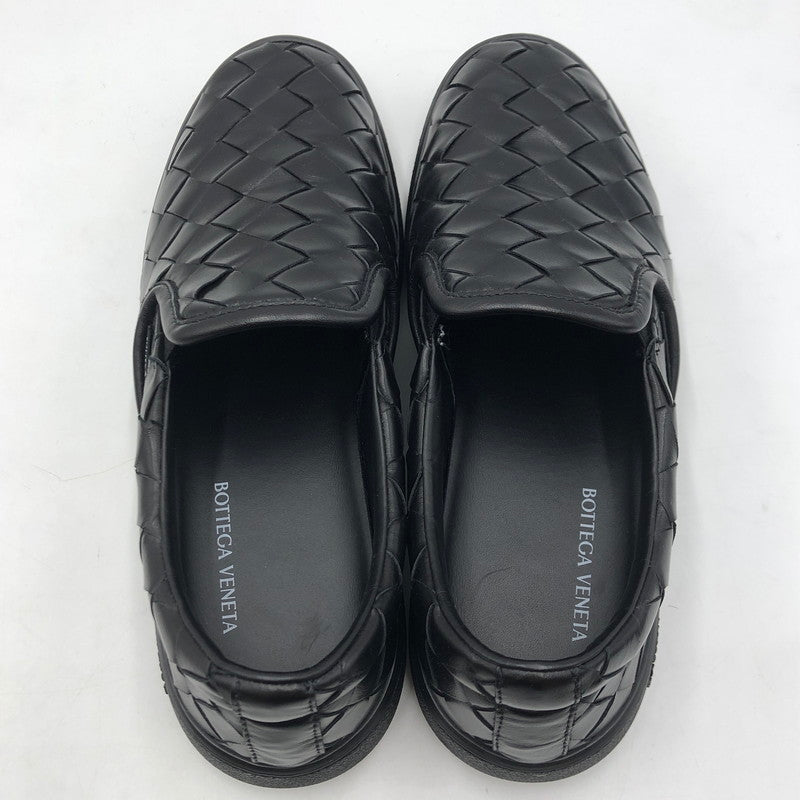 【中古品】【メンズ】 BOTTEGAVENETA ボッテガヴェネタ SAWYER SNEAKERS 775320V3HB0 ソーヤー スニーカー レザー 靴 スリッポン 183-251026-yy-06-fuz サイズ：26cm カラー：ブラック 万代Net店