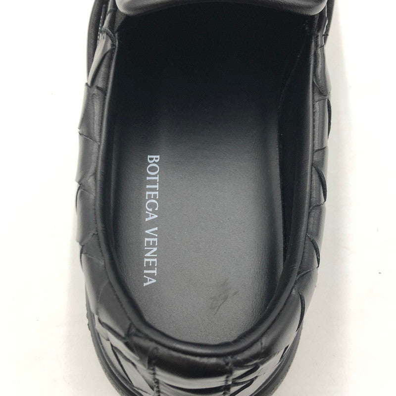【中古品】【メンズ】 BOTTEGAVENETA ボッテガヴェネタ SAWYER SNEAKERS 775320V3HB0 ソーヤー スニーカー レザー 靴 スリッポン 183-251026-yy-06-fuz サイズ：26cm カラー：ブラック 万代Net店