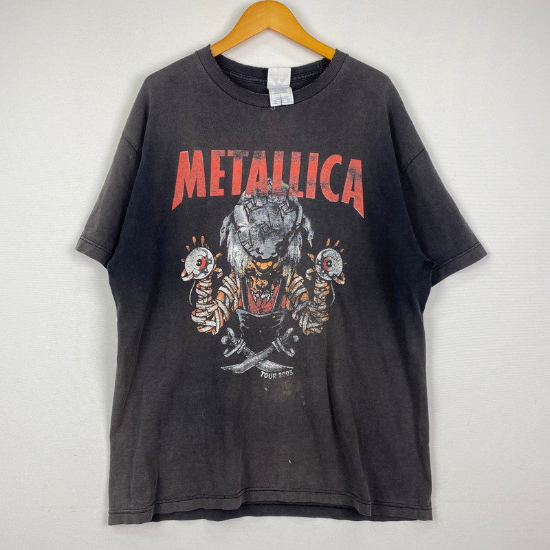【現状渡し品】【メンズ】 ALSTYLE アルスタイル 00's METALLICA PUSHEAD 2003 TOUR TEE 00年代 メタリカ パスヘッド 2003 ツアー Tシャツ 半袖 トップス 145-251024-ks-01-tei サイズ：XL カラー：ブラック 万代Net店