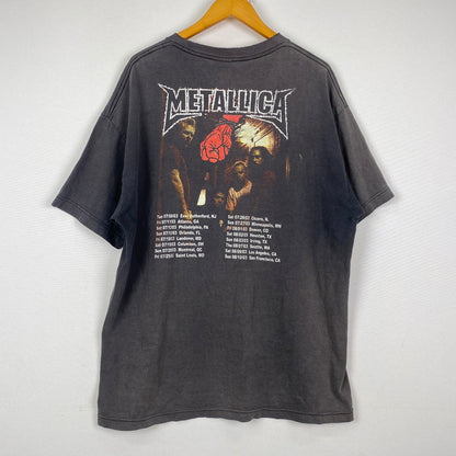【現状渡し品】【メンズ】 ALSTYLE アルスタイル 00's METALLICA PUSHEAD 2003 TOUR TEE 00年代 メタリカ パスヘッド 2003 ツアー Tシャツ 半袖 トップス 145-251024-ks-01-tei サイズ：XL カラー：ブラック 万代Net店