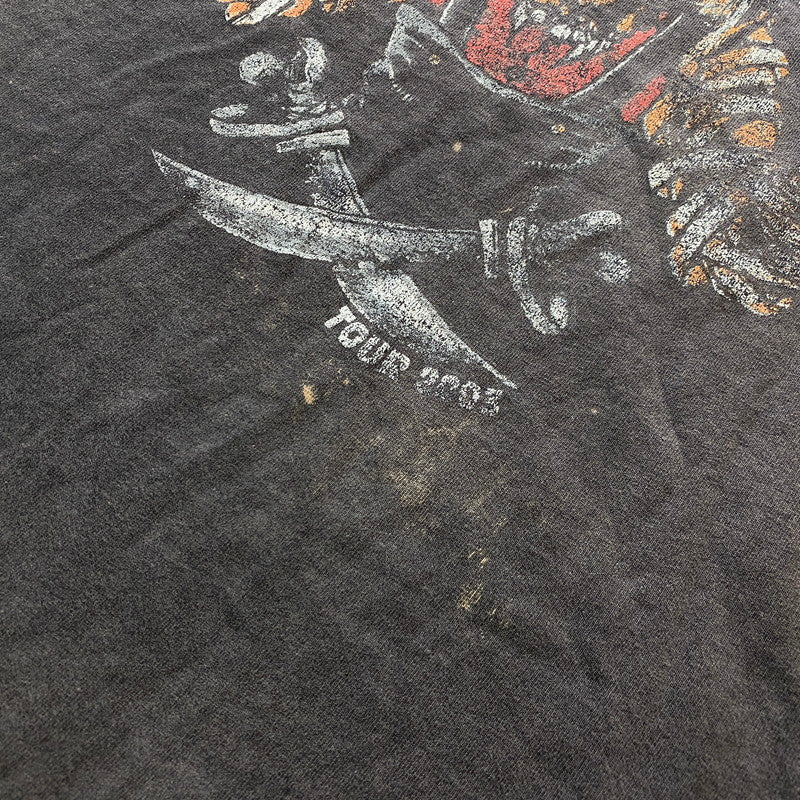 【現状渡し品】【メンズ】 ALSTYLE アルスタイル 00's METALLICA PUSHEAD 2003 TOUR TEE 00年代 メタリカ パスヘッド 2003 ツアー Tシャツ 半袖 トップス 145-251024-ks-01-tei サイズ：XL カラー：ブラック 万代Net店