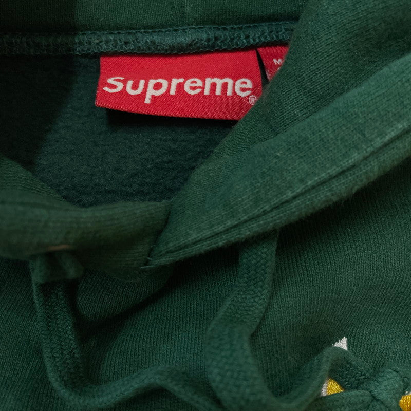 【中古品】【メンズ】 Supreme シュプリーム 22AW S LOGO HOODED SWEAT SHIRT S ロゴ フーデッド スウェットシャツ トップス プルオーバーパーカー 149-251218-yy-10-tei サイズ：S カラー：ダーク グリーン 万代Net店
