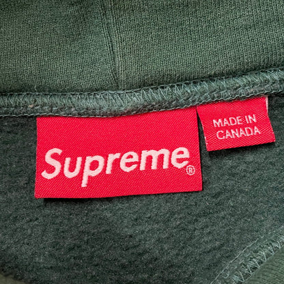【中古品】【メンズ】 Supreme シュプリーム 22AW S LOGO HOODED SWEAT SHIRT S ロゴ フーデッド スウェットシャツ トップス プルオーバーパーカー 149-251218-yy-10-tei サイズ：S カラー：ダーク グリーン 万代Net店