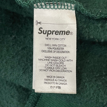 【中古品】【メンズ】 Supreme シュプリーム 22AW S LOGO HOODED SWEAT SHIRT S ロゴ フーデッド スウェットシャツ トップス プルオーバーパーカー 149-251218-yy-10-tei サイズ：S カラー：ダーク グリーン 万代Net店