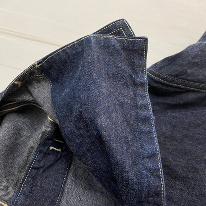 【中古品】【メンズ】 Buzz Rickson's バズリクソンズ U.S. NAVY DENIM GAS PROTECTIVE PARKA BR11703 ユーエス ネイビー デニム ガス プロテクティブ パーカー ライトアウター 米海軍 プルオーバーデニムジャケット 145-251024-ks-10-tei サイズ：表記サイズなし カラー：インディゴ 万代Net店