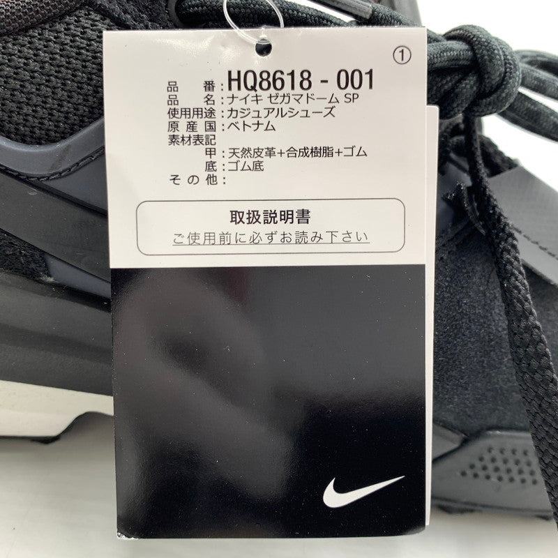 【中古品】【メンズ】 NIKE ナイキ × SACAI サカイ 別注 コラボ ZEGAMADOME SP SNEAKERS HQ8618-001 ゼガマドーム スニーカー 靴 シューズ 160-260129-ko-17-tei サイズ：27.5cm カラー：ブラック 万代Net店