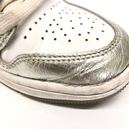 【中古品】【レディース】 NIKE ナイキ FN5031-100 WMNS AIR JORDAN 1 MID SE 靴 シューズ スニーカー 160-260904-AS-4-hon サイズ：23cm カラー：シルバー/ホワイト 万代Net店