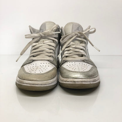 【中古品】【レディース】 NIKE ナイキ FN5031-100 WMNS AIR JORDAN 1 MID SE 靴 シューズ スニーカー 160-260904-AS-4-hon サイズ：23cm カラー：シルバー/ホワイト 万代Net店