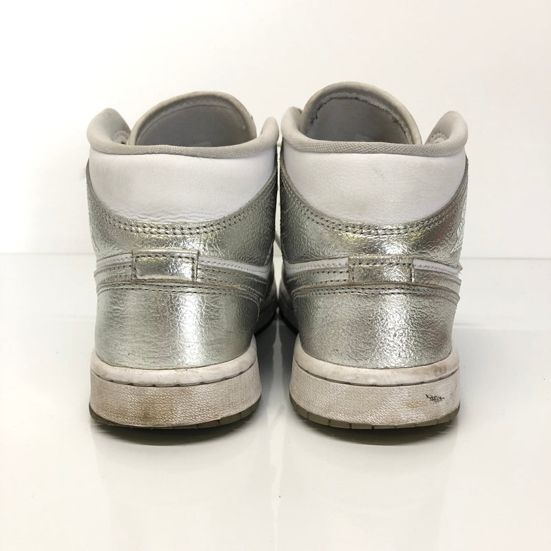 【中古品】【レディース】 NIKE ナイキ FN5031-100 WMNS AIR JORDAN 1 MID SE 靴 シューズ スニーカー 160-260904-AS-4-hon サイズ：23cm カラー：シルバー/ホワイト 万代Net店