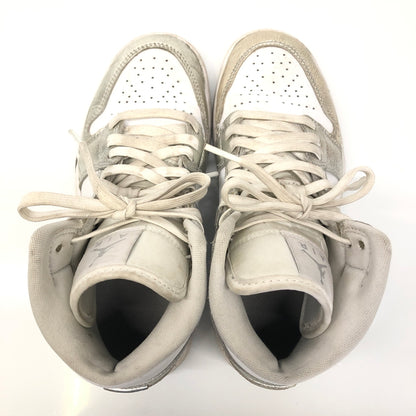 【中古品】【レディース】 NIKE ナイキ FN5031-100 WMNS AIR JORDAN 1 MID SE 靴 シューズ スニーカー 160-260904-AS-4-hon サイズ：23cm カラー：シルバー/ホワイト 万代Net店