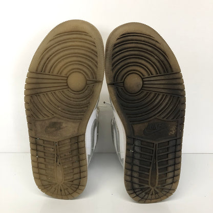 【中古品】【レディース】 NIKE ナイキ FN5031-100 WMNS AIR JORDAN 1 MID SE 靴 シューズ スニーカー 160-260904-AS-4-hon サイズ：23cm カラー：シルバー/ホワイト 万代Net店
