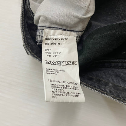 【中古品】【メンズ】 INNOCENCE NYC イノセンス BUTTON FLY DAMAGE DESIGN DENIM PANTS INDELE01 ボタンフライ ダメージ デザイン デニムパンツ ボトムス ジーンズ 153-251024-ks-14-tei サイズ：32 カラー：ブラック 万代Net店