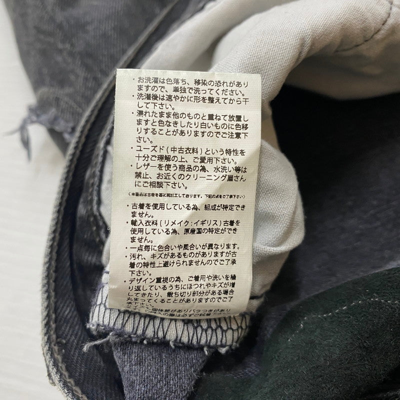 【中古品】【メンズ】 INNOCENCE NYC イノセンス BUTTON FLY DAMAGE DESIGN DENIM PANTS INDELE01 ボタンフライ ダメージ デザイン デニムパンツ ボトムス ジーンズ 153-251024-ks-14-tei サイズ：32 カラー：ブラック 万代Net店