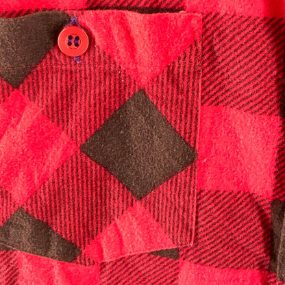 【中古品】【メンズ】 NEEDLES ニードルス COTTON LS CHECK SHIRT コットン長袖チェックシャツ ブランド 古着 141-260425-gm-19-fuz サイズ：M カラー：レッド 万代Net店