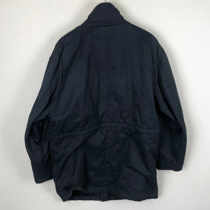 【中古品】【メンズ】 Brooks Brothers ブルックスブラザーズ 80's CHECK LINER STANDNECK COTTON JACKET チェックライナー スタンドネック コットンジャケット ライトアウター 145-251102-yy-18-tei サイズ：L カラー：ネイビー 万代Net店