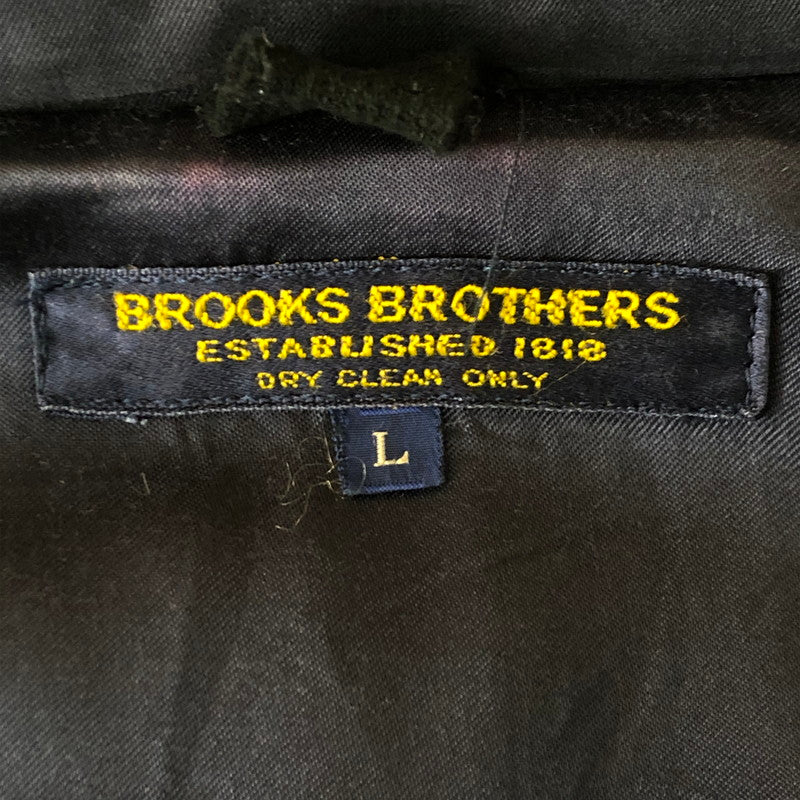 【中古品】【メンズ】 Brooks Brothers ブルックスブラザーズ 80's CHECK LINER STANDNECK COTTON JACKET チェックライナー スタンドネック コットンジャケット ライトアウター 145-251102-yy-18-tei サイズ：L カラー：ネイビー 万代Net店
