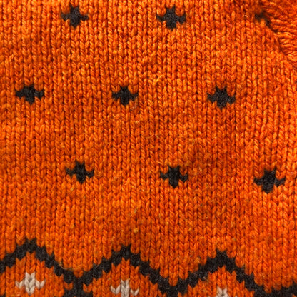【中古品】【メンズ】 STUSSY ステューシー ROLL NECK FAIRISLE SWEATER 117251 ロールネック フェアアイル セーター 長袖 トップス ニット 142-251024-yy-01-tei サイズ：M カラー：オレンジ 万代Net店