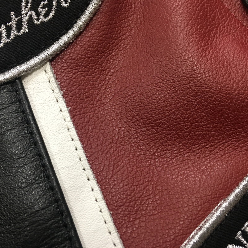 【中古品】【メンズ】 VANSON バンソン × MASTERMIND マスターマインド 別注 コラボ STAR LEATHER RIDERES JACKET MW24C12-BL102 スター レザー ライダースジャケット アウター 145-251028-yo-24-tei サイズ：42 カラー：ブラック 万代Net店