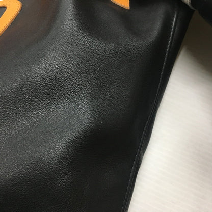 【中古品】【メンズ】 VANSON バンソン × MASTERMIND マスターマインド 別注 コラボ STAR LEATHER RIDERES JACKET MW24C12-BL102 スター レザー ライダースジャケット アウター 145-251028-yo-24-tei サイズ：42 カラー：ブラック 万代Net店