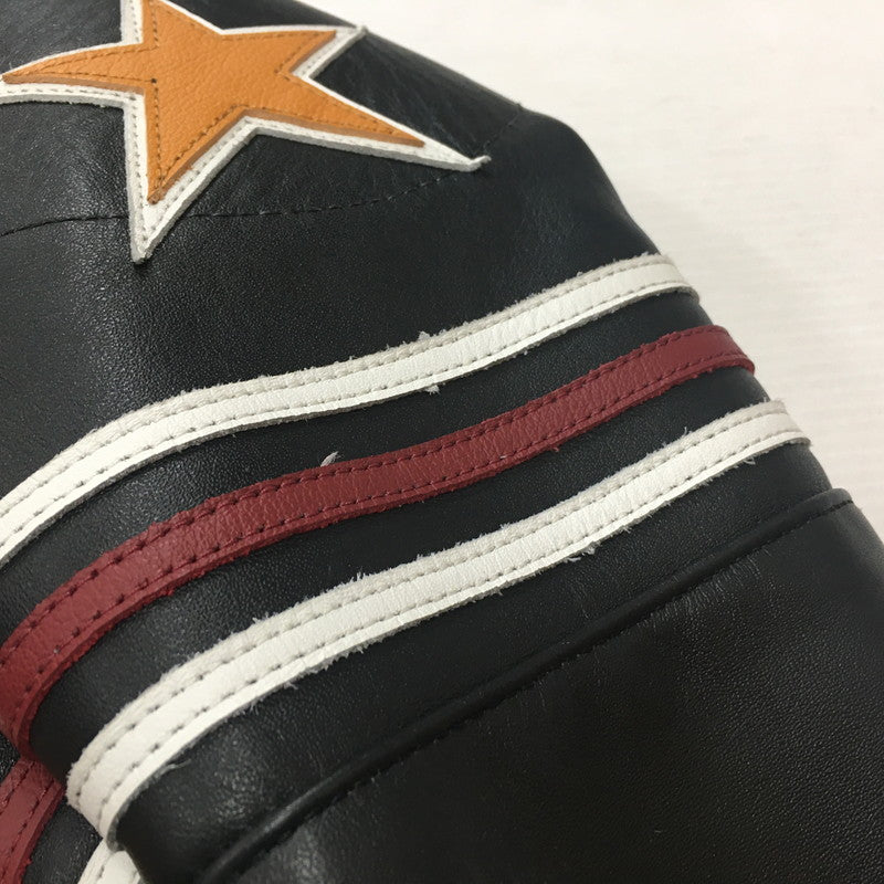 【中古品】【メンズ】 VANSON バンソン × MASTERMIND マスターマインド 別注 コラボ STAR LEATHER RIDERES JACKET MW24C12-BL102 スター レザー ライダースジャケット アウター 145-251028-yo-24-tei サイズ：42 カラー：ブラック 万代Net店