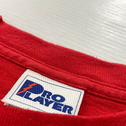 【中古品】【メンズ】 PROPLAYER プロ プレイヤー 90's DENNIS RODMAN TEE 90年代 デニス ロッドマン Tシャツ 半袖 トップス 145-260731-sa-01-tei サイズ：14/16 カラー：レッド 万代Net店